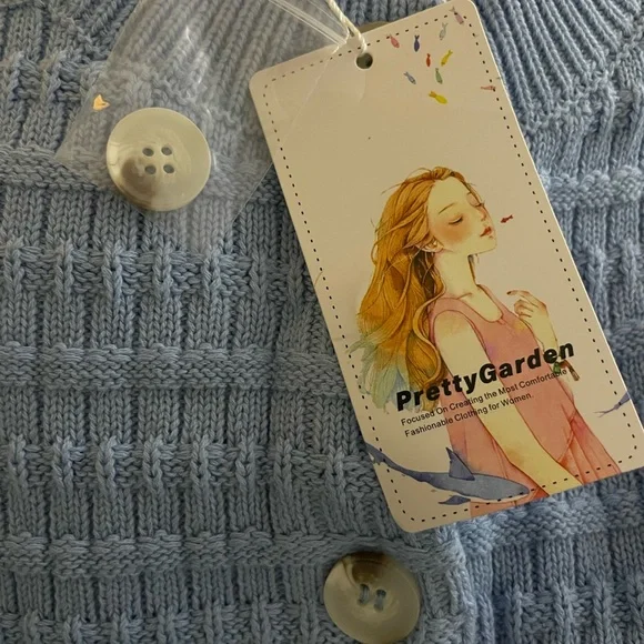 Sz S women Knit Cardigan Sweaters Casual Long Sleeve  sweater button down - Picture 12 of 15